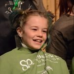 Girl shaves for grandmother