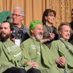 Green hair shaved off