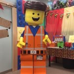 Lego Man Visits Cancer Foundation